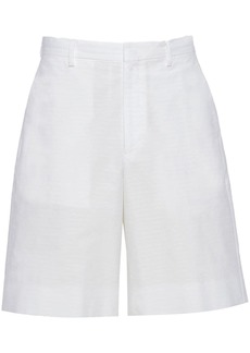 Prada triangle-logo bermuda shorts