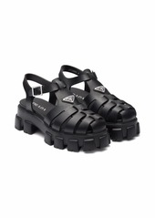 Prada triangle-logo fisherman sandals