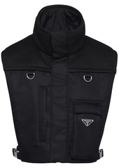 Prada Re-Nylon triangle-logo vest