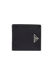 Prada triangle-panelled logo-plaque wallet