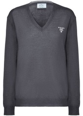 Prada V-neck cashmere jumper