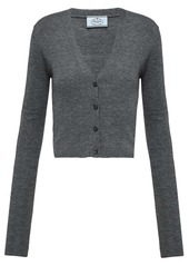 Prada v-neck knitted cardigan