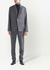 Prada virgin-wool slim-cut trousers