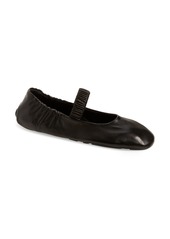 Prada Prada Mary Jane Ballet Flat in Black at Nordstrom | Shoes