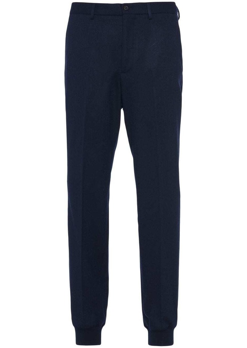 Prada tapered wool trousers