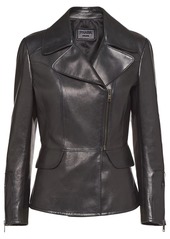 Prada zip-front leather jacket