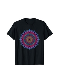 PrAna Boho Yoga Art Spiritual Meditation Sacred Geometry Mandala T-Shirt