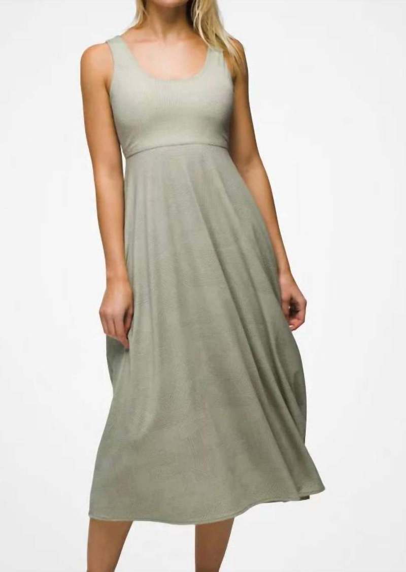 PrAna Lata Beach Dress In Juniper Green Linea