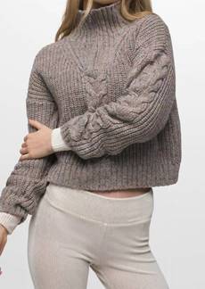 PrAna Laurel Creek Sweater In Pebble Grey