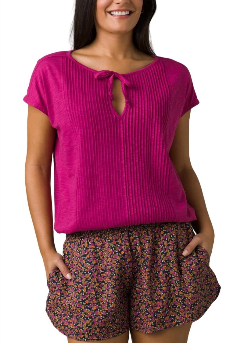 PrAna Ocupas Popover Top In Orchid Bloom