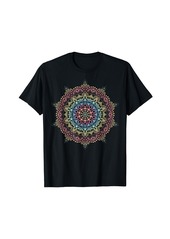 Prana Art Yoga Mandala Sacred Energy Geometry Meditation T-Shirt