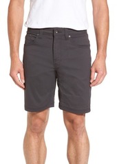 prAna Brion Slim Fit Shorts in Charcoal at Nordstrom