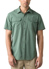 prAna Men's Cayman Short Sleeve Button-Up Shirt in Canopy at Nordstrom