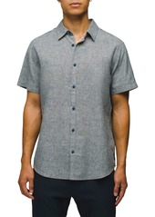 Prana Men's Lindores Shirt, Medium, Brown | Father's Day Gift Idea