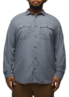 Prana Men's Lost Sol LS Shirt - Standard, Medium, Blue
