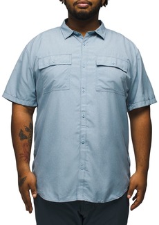 Prana Men's Lost Sol SS Shirt - Standard, Medium, Blue