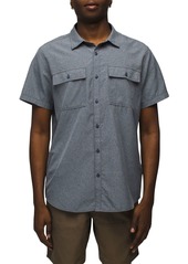 Prana Men's Lost Sol SS Shirt - Standard, Small, Blue | Father's Day Gift Idea