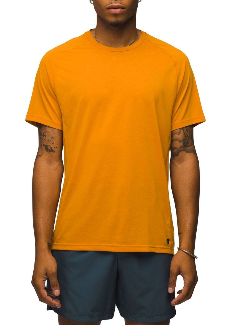 Prana Men's Mission Trails SS Tee, Small, Ochre Star | Father's Day Gift Idea