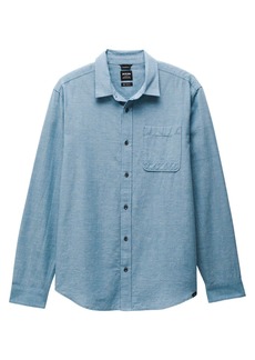 prAna Men's Porto Vista Shirt, Medium, Blue