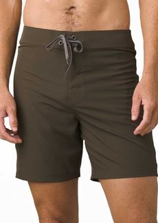 prAna Men's Riveter Board Shorts, Size 34, Green