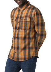 prAna Mens' Westbrook Flannel Shirt, Men's, XL, Yellow
