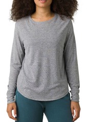 prAna Women's Cozy Up Long Sleeve T-Shirt, Small, Gray