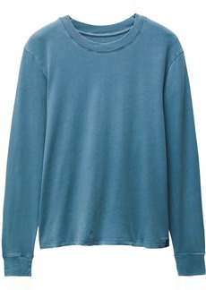 prAna Women's Everyday Vintage-Washed Long Sleeve T-Shirt, Small, Blue