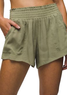 "Prana Women's Fernie 4"" Shorts, Small, Green"