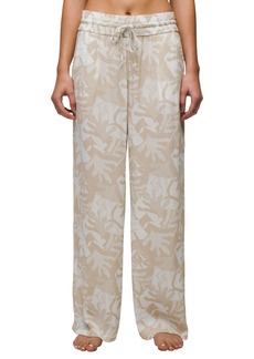 Prana Women's Fernie Beach Pant, Medium, White
