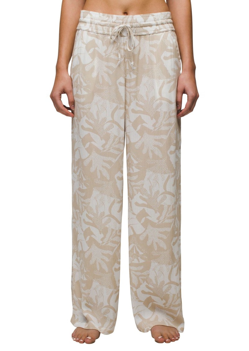 Prana Women's Fernie Beach Pant, Medium, White
