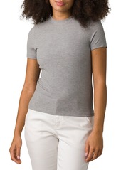 prAna Women's Fountain Rib T-Shirt, XS, Gray