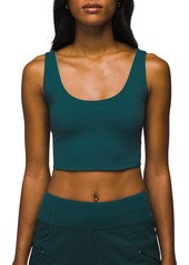 Prana Women's Luxara Reversible Crop Top, Small, Willow/Willow Linea