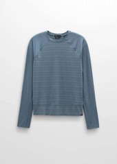 PrAna Sol Searcher Long Sleeve Top In Weathered Blue