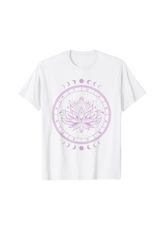 PrAna Spiritual Bohemian Yoga Astrology Zodiac Signs Lotus Flower T-Shirt