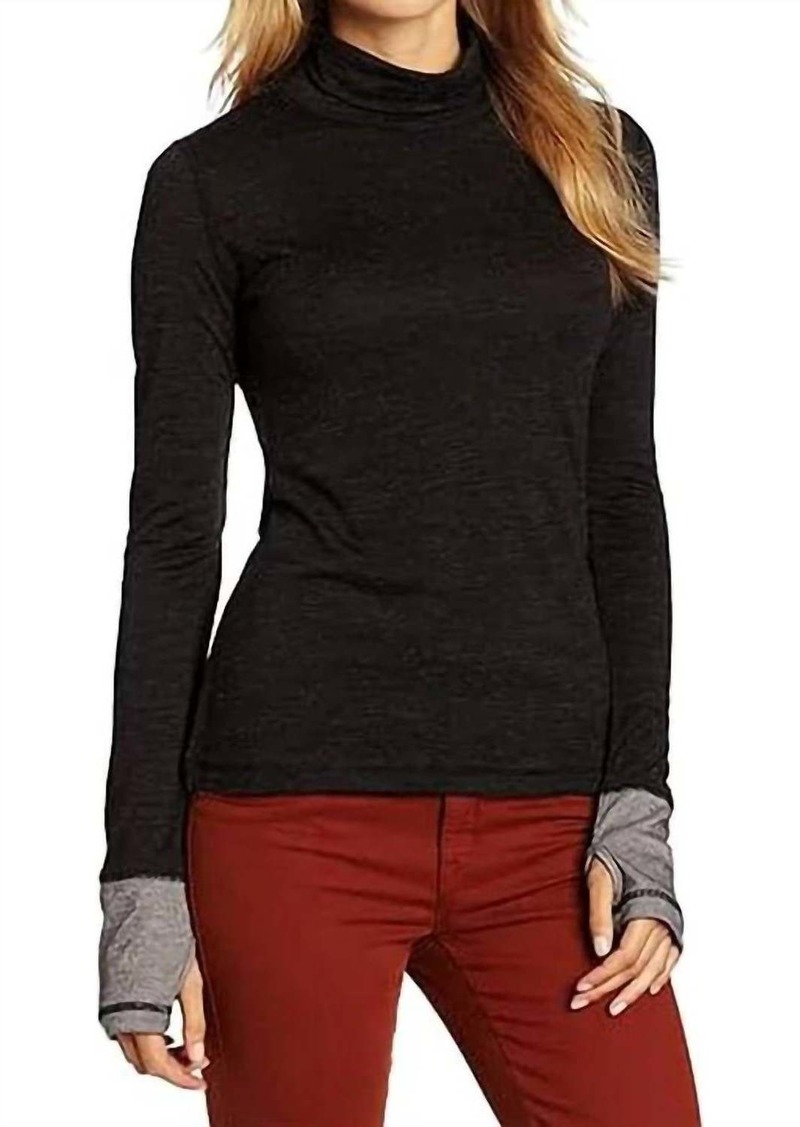 PrAna Yvette Turtleneck Top In Black