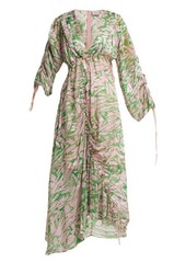 Preen By Thornton Bregazzi Cleo silk-blend midi dress