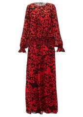 Preen Line Esme floral-print pintucked maxi dress