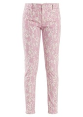 Preen Line Kiera floral-print corduroy trousers