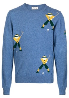 Pringle George Golf intarsia-knit jumper