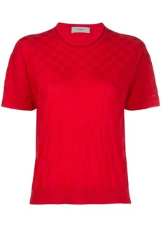 Pringle checkerboard knitted T-shirt