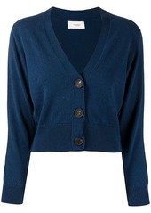 Pringle cropped button-up cardigan