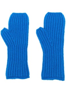 Pringle Fisherman's ribbed cashmere gloves