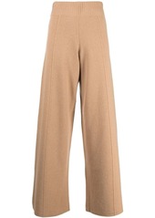 Pringle high-waisted knitted trousers