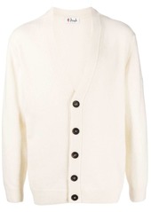 Pringle logo-embroidered V-neck cardigan