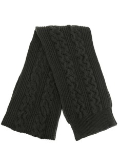 Pringle ribbed cable-knit scarf