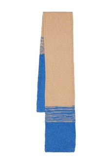 Pringle two-tone knitted scarf