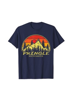 Vintage Pringle South Dakota SD Mountains Hiking Souvenir T-Shirt