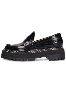 Proenza Schouler 30mm Lug Sole Leather Loafers