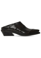 Proenza Schouler 30mm Paneled Leather Mules