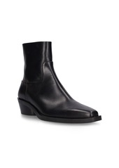 Proenza Schouler 40mm Bronco Leather Ankle Boots